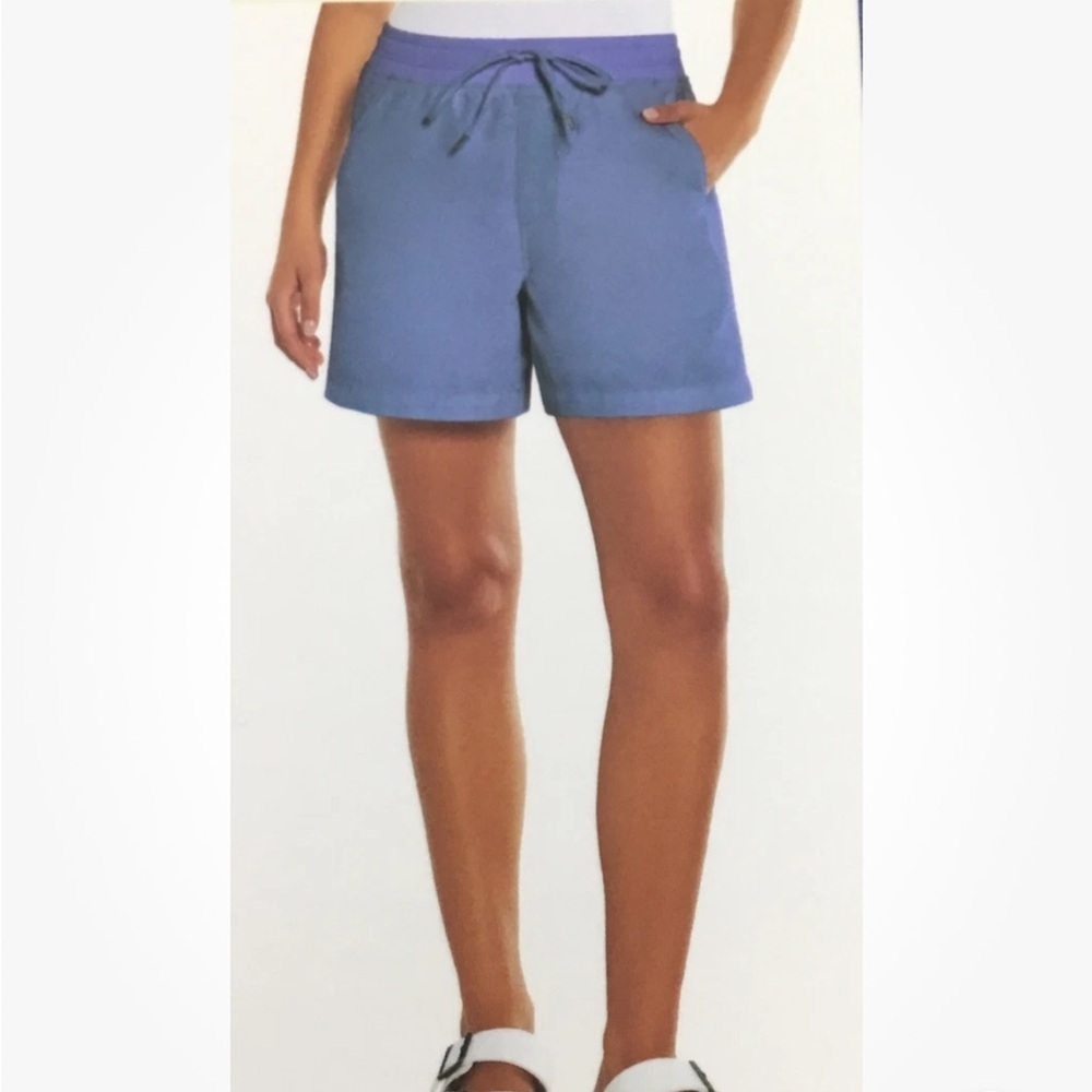 NWT Orvis Women's Cotton Blend Shorts Blue